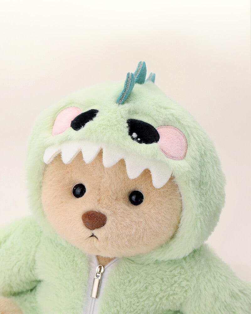 Getahug Furry Dino Bear | Ourson en peluche articulé fait main
