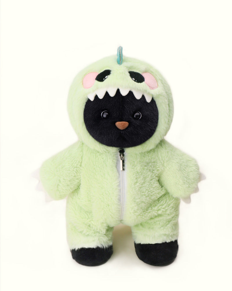 Getahug Furry Dino Bear | Ourson en peluche articulé fait main