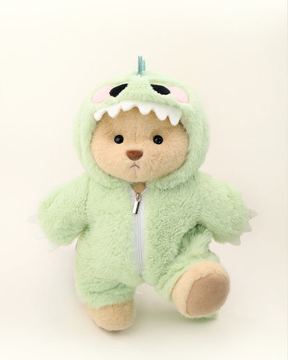 Getahug Furry Dino Bear | Ourson en peluche articulé fait main